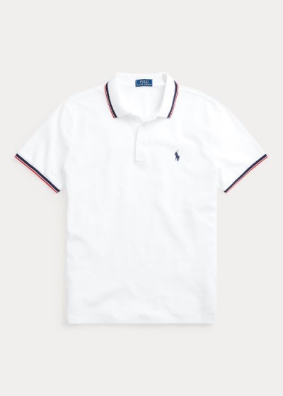 Men's Polo Ralph Lauren Custom Slim Stretch Mesh Polos | 436208ECG